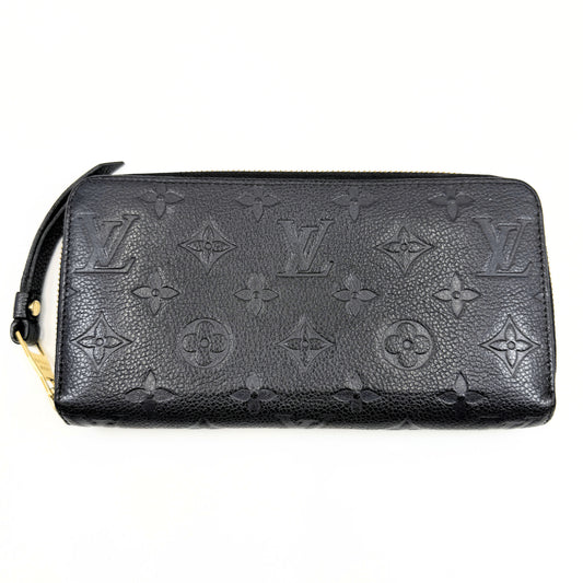 LOUIS VUITTON LOUIS VUITTON Monogram Unplanted Zippy Wallet Noir M60571 Wallet Wallet