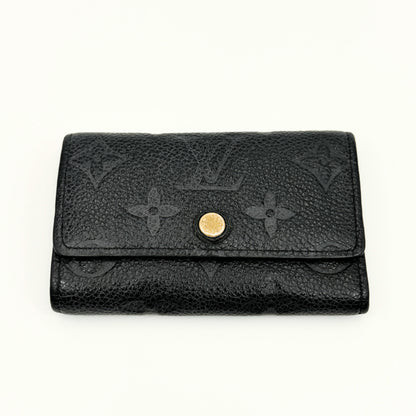LOUIS VUITTON LOUIS VUITTON Monogram Amplant Myrtikle 6 Noir M64421 Key Case Key Case Key Case Key Case Key Ring