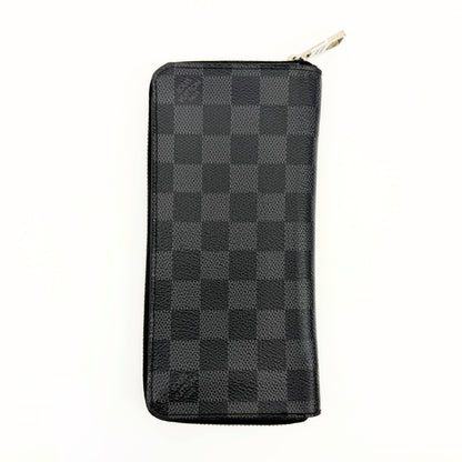 LOUIS VUITTON LOUIS VUITTON Louis Vuitton Damier Graffit Zippy Vertical N63095 Wallet Wallet