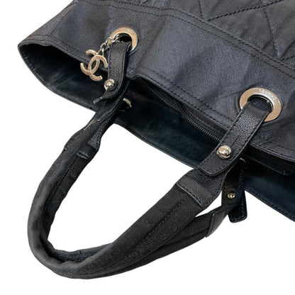 CHANEL Paris Ritz Quilted Black Tote Bag
