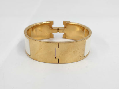 HERMES Click Crack Gold Bracelet Bracelet Bangle