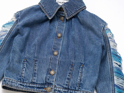 CHANEL 2019 Cruise Runway Denim Size 34 Jacket