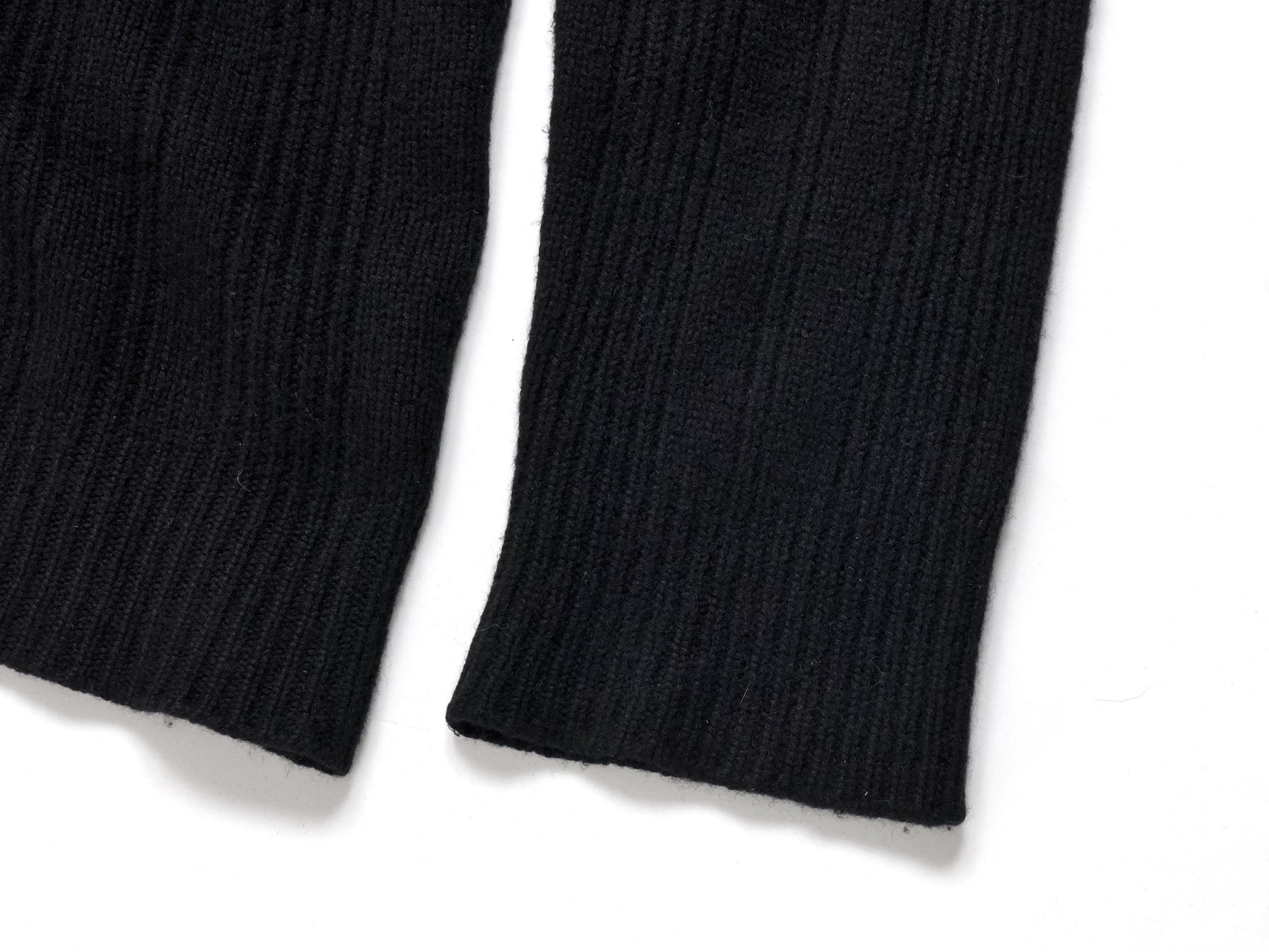 HERMES Men's Cashmere Driver's Knit Top, Black, Size L