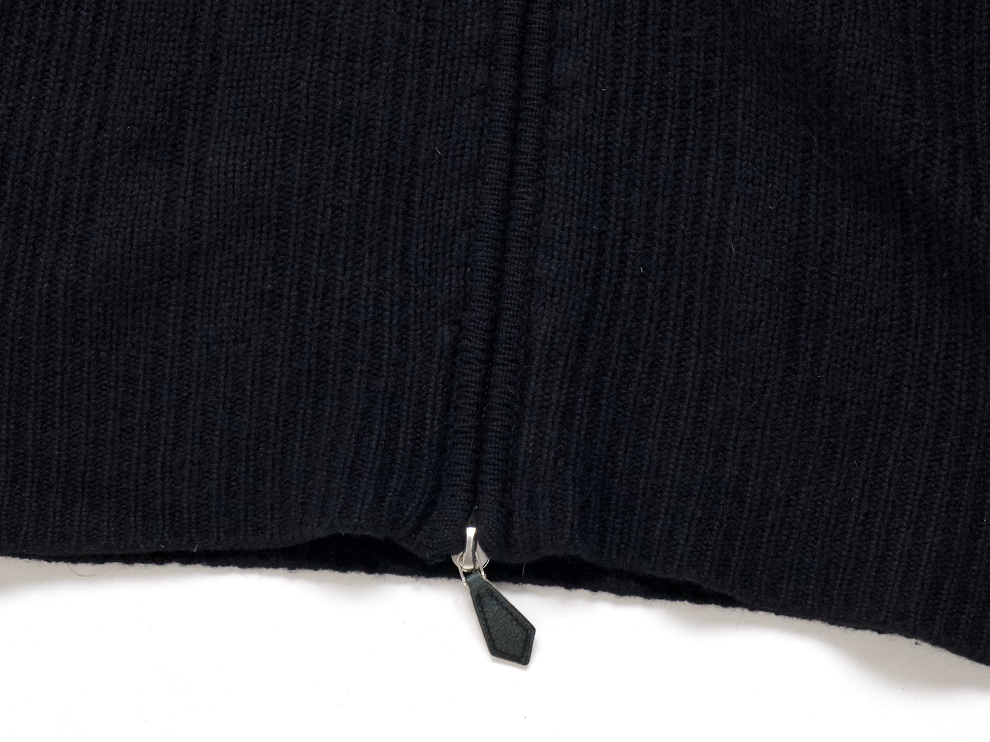 HERMES Men's Cashmere Driver's Knit Top, Black, Size L