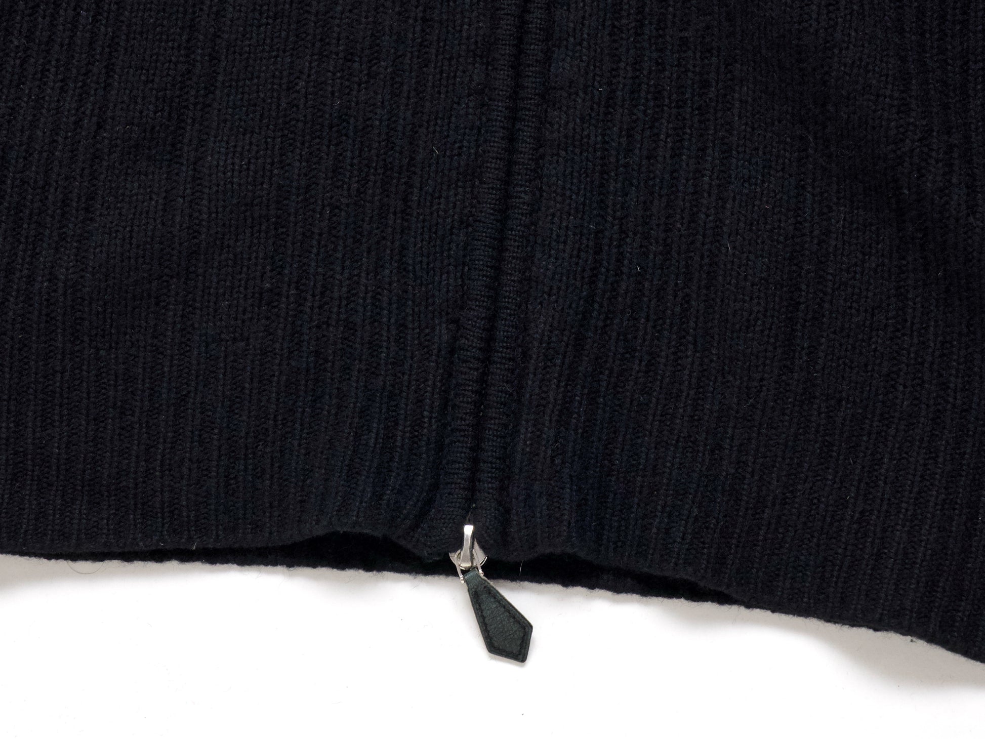HERMES Men's Cashmere Driver's Knit Top, Black, Size L