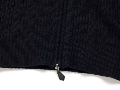 HERMES Men's Cashmere Driver's Knit Top, Black, Size L