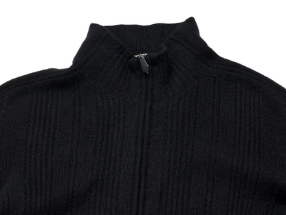 HERMES Men's Cashmere Driver's Knit Top, Black, Size L
