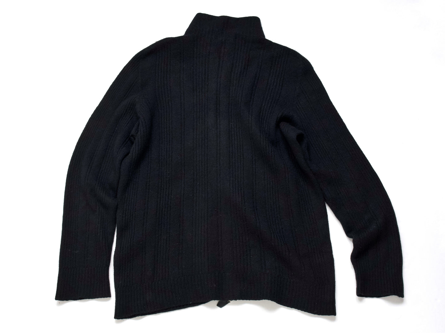 HERMES Men's Cashmere Driver's Knit Top, Black, Size L