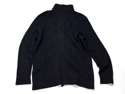 HERMES Men's Cashmere Driver's Knit Top, Black, Size L