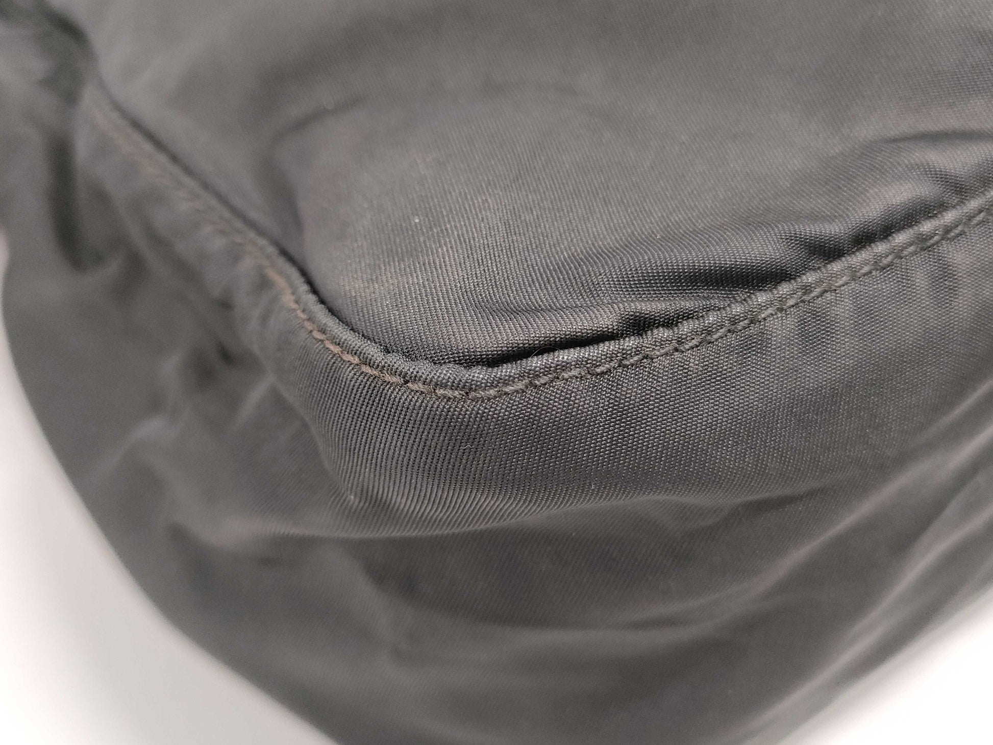 PRADA Triangle Logo Leather Belt Shoulder Bag