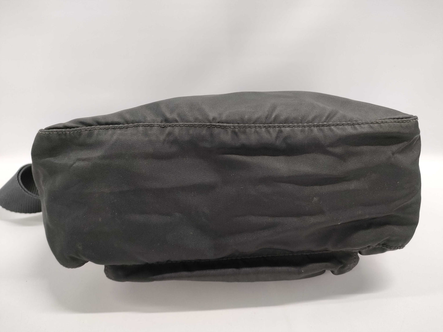 PRADA Triangle Logo Leather Belt Shoulder Bag