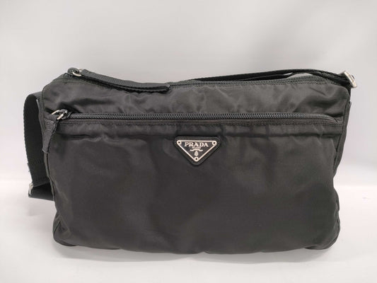 PRADA Triangle Logo Shoulder Bag