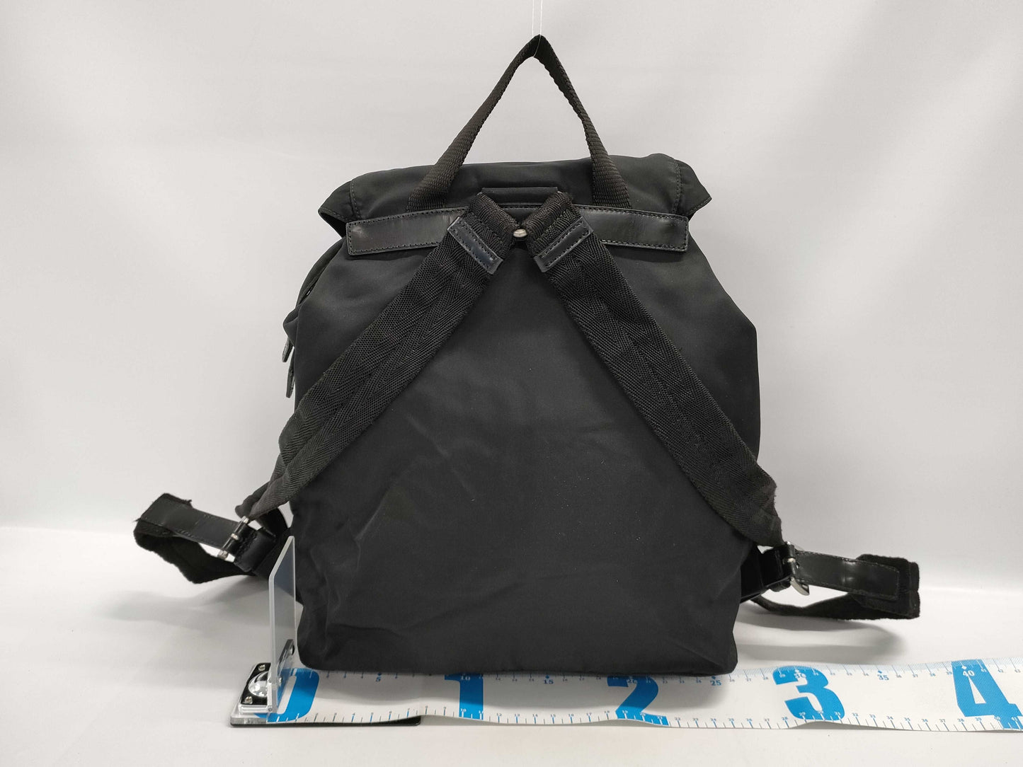 PRADA Pocono Triangle Logo Backpack