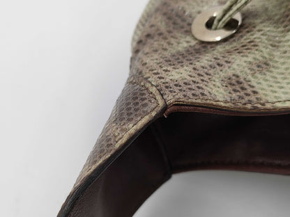 GUCCI GUCCI Gucci Python 001 4030 One Shoulder Hobo Bag