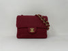 CHANEL CHANEL Mini Matelasse Shoulder Bag with Turn Lock, Gold Hardware, and Coco Mark