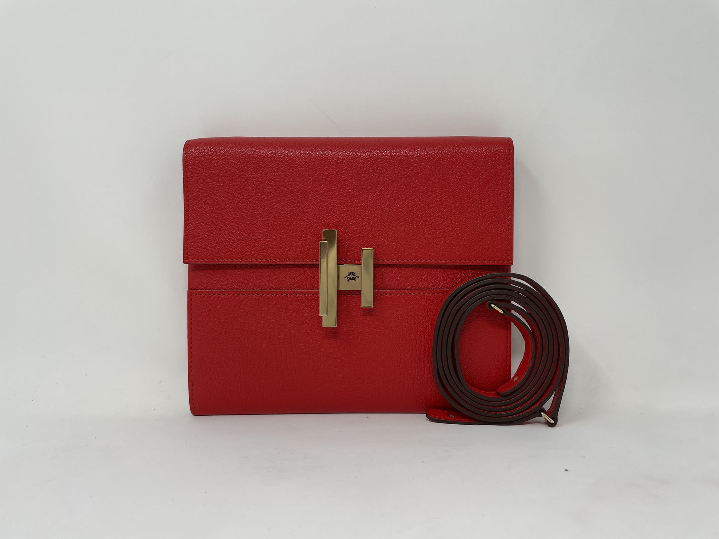 HERMES Cinetic To-Go Shoulder Bag with Gold Hardware