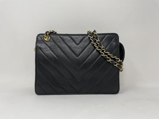 CHANEL CHANEL Shoulder Bag Chevron V Stitch Shoulder Bag