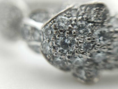Cartier Pantail Colored Stone Diamond #50 AU750 9.0g Ring 