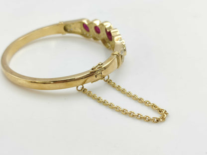 Ruby Diamond 750 24.8g Bracelet & Bangle 