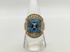 AQ10.69ct D1.23ct K18 15.7g Ring 