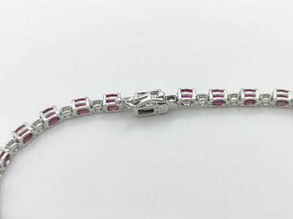 R6.13ct D0.30ct K18WG 8.2g Bracelet Bangle 