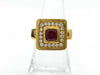 Ruby Diamond K18 13.9g Ring 