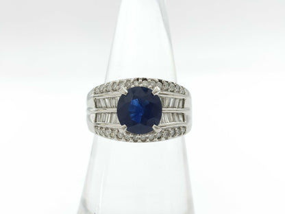 S2.67ct D0.68ct PT900 11.5g Ring 