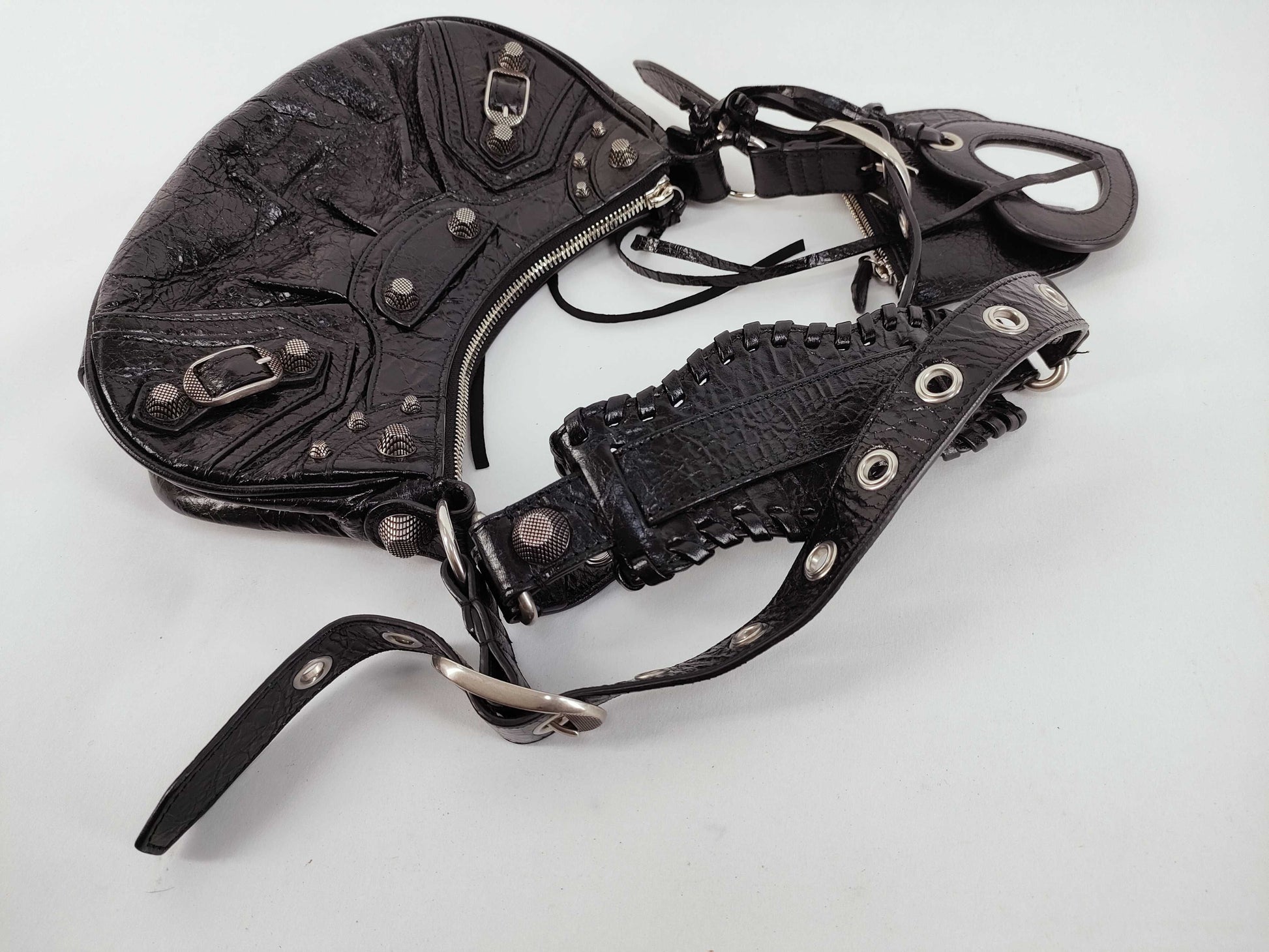 BALENCIAGA BALENCIAGA Luca Goal Shoulder Bag XS Pouch Mirror Shoulder Bag