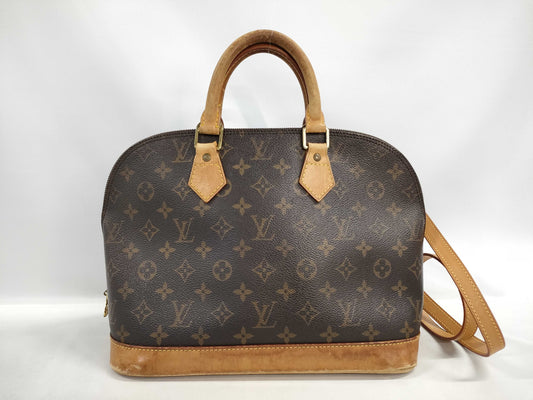 LOUIS VUITTON Monogram Almas Boston Bag with Strap BA0958