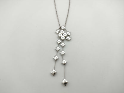 CHANEL Matlasse WG 750 15.8g Necklace