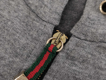 GUCCI Interlocking Pattern Sherry Line Hoodie, Size S, Tops