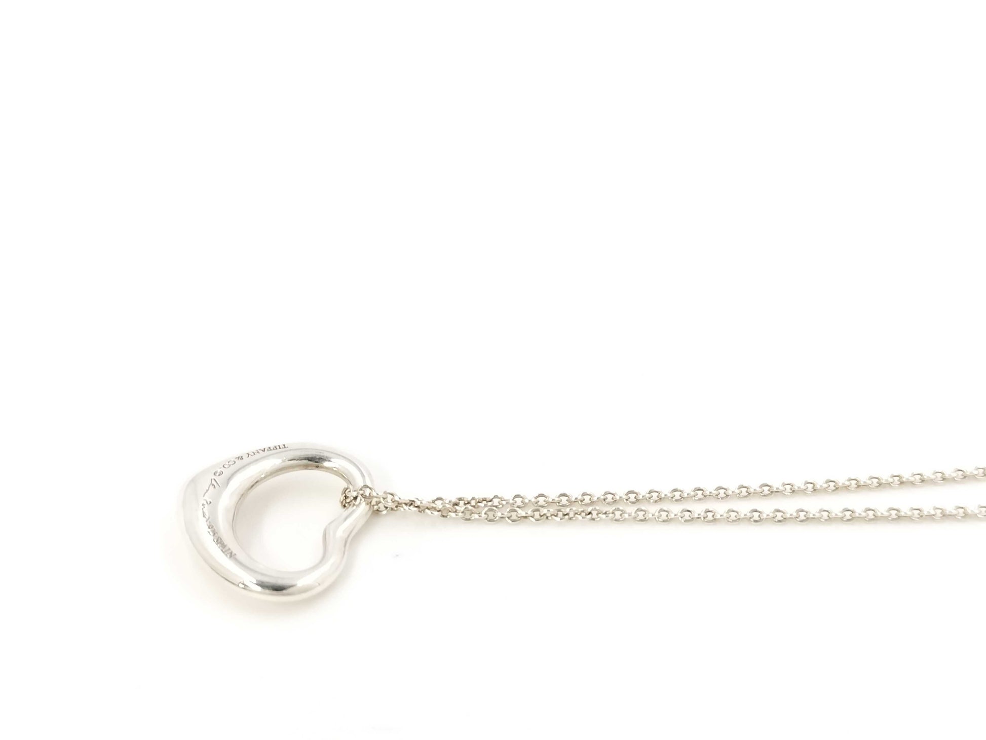 Tiffany&Co. Open Heart 3.4g Necklace
