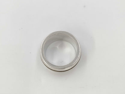 Tiffany&Co. Grooved Double Line 10.5g Ring