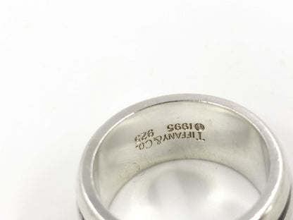 Tiffany & Co. Grooved Double Line 9.4g Ring