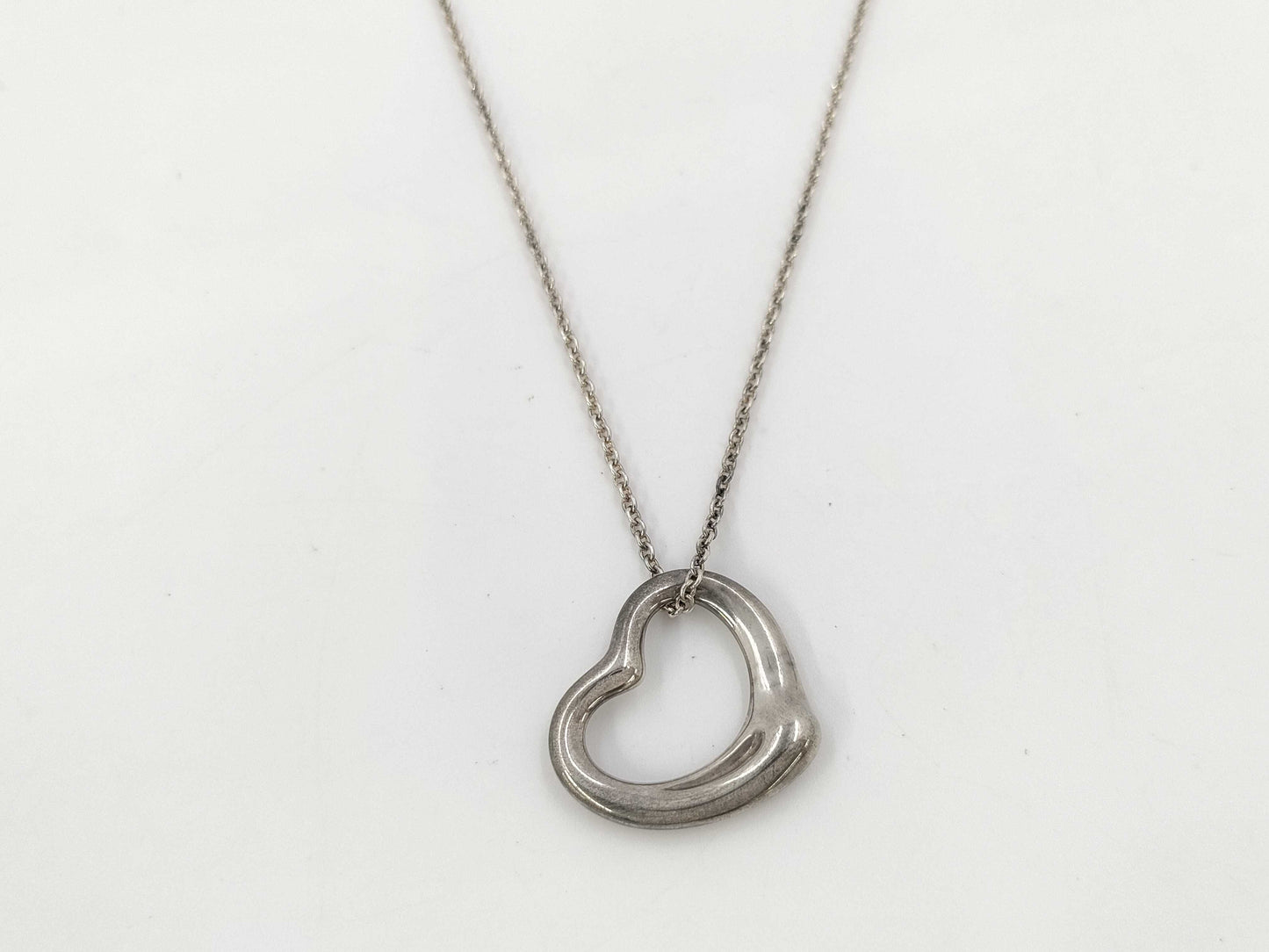 Tiffany&Co. Open Heart 6.9g Necklace