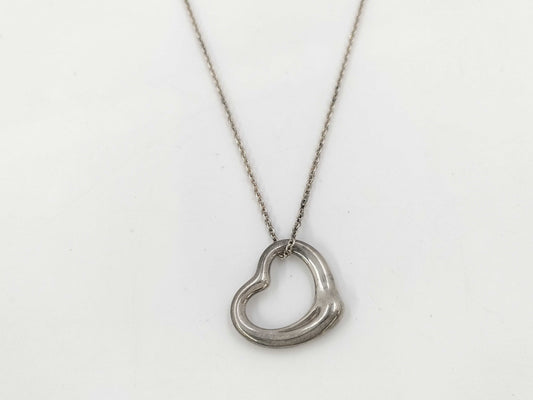 Tiffany&Co. Open Heart 6.9g Necklace