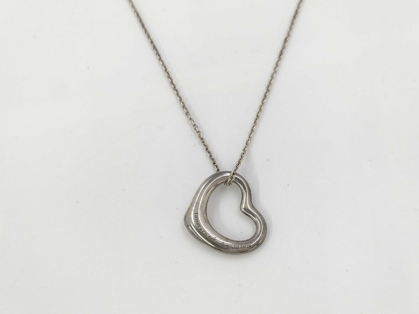 Tiffany&Co. Open Heart 6.9g Necklace