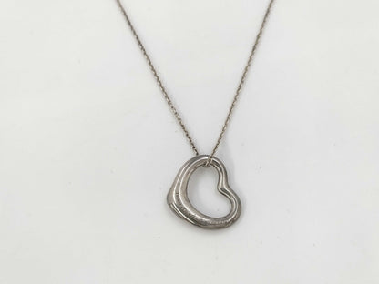 Tiffany&Co. Open Heart 6.9g Necklace