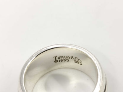 Tiffany&Co. Grooved Double Line 10.0g Ring