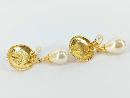Yves Saint Laurent YSL Pearl Earrings