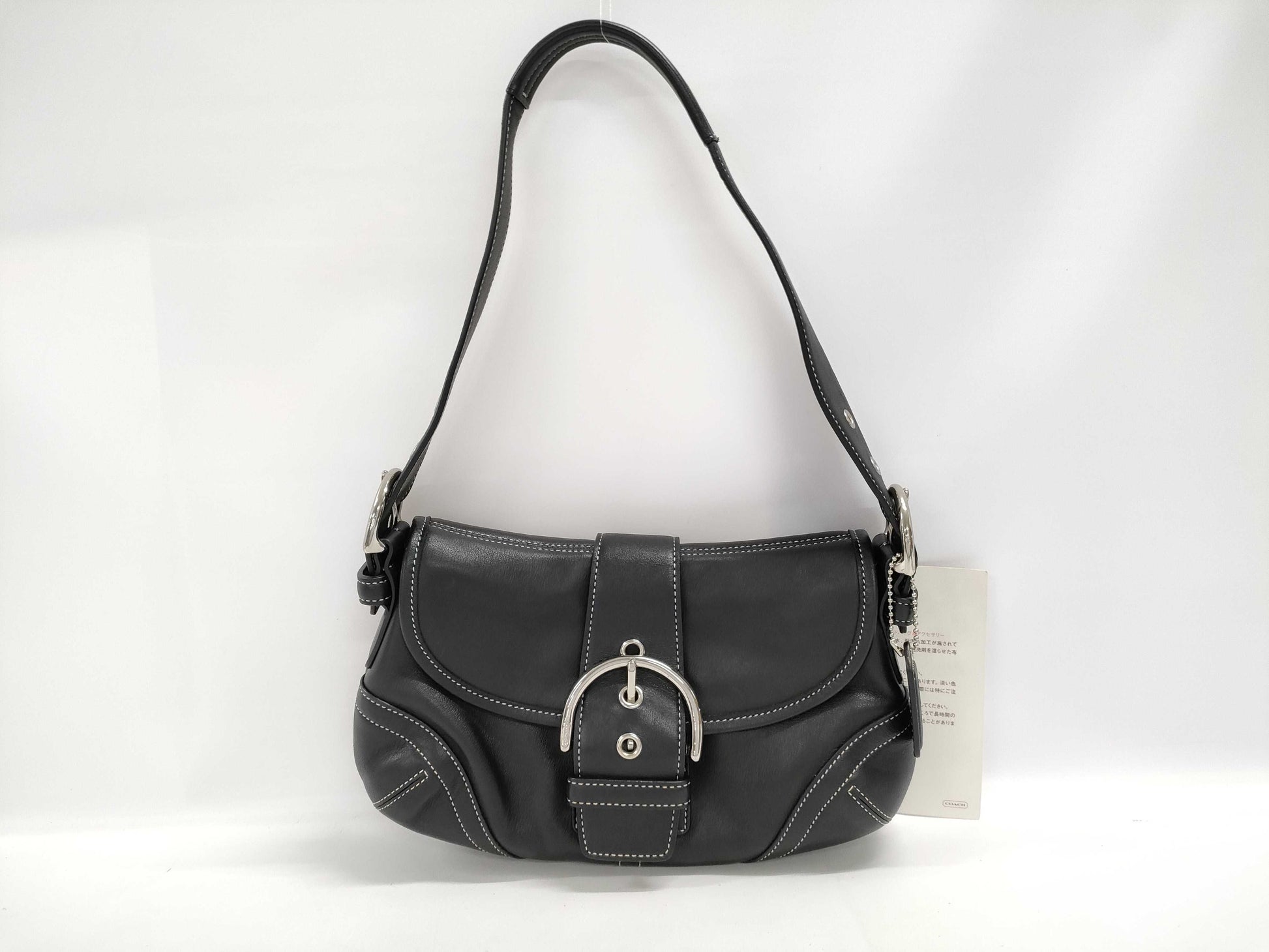 COACH Black Leather Handbag