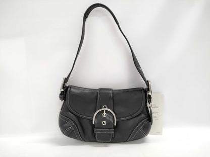 COACH Black Leather Handbag