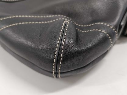 COACH Black Leather Handbag