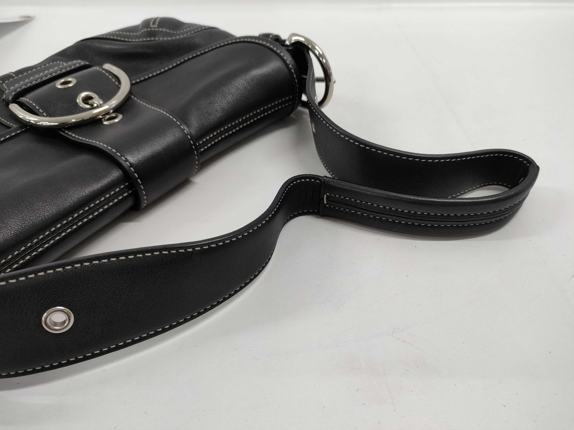 COACH Black Leather Handbag