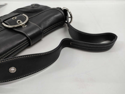 COACH Black Leather Handbag