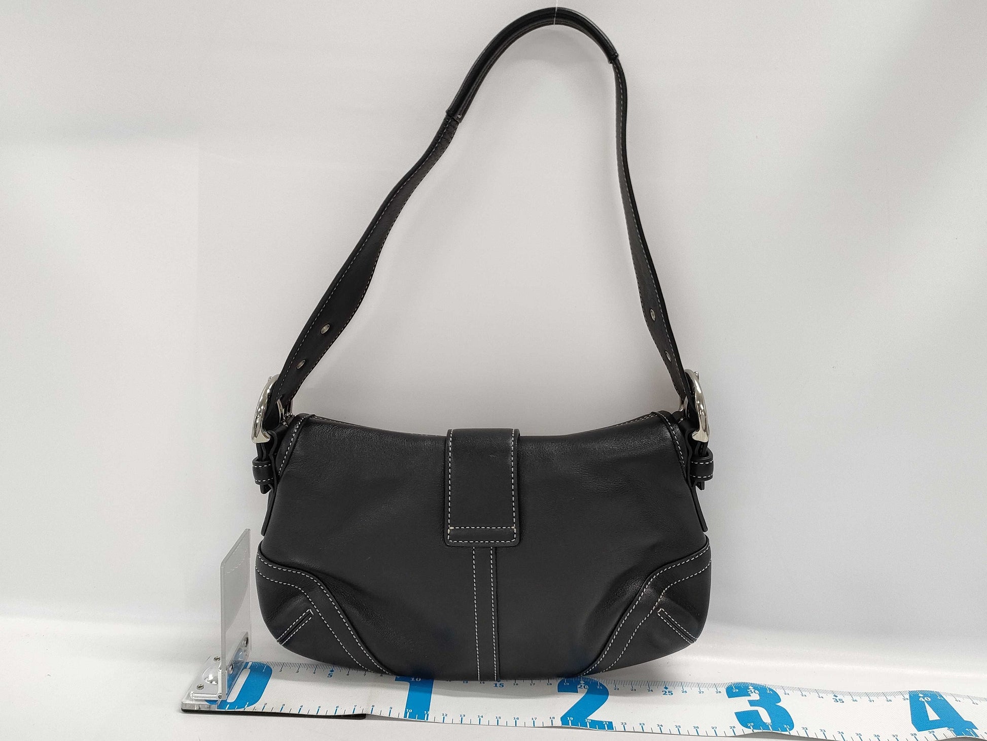 COACH Black Leather Handbag