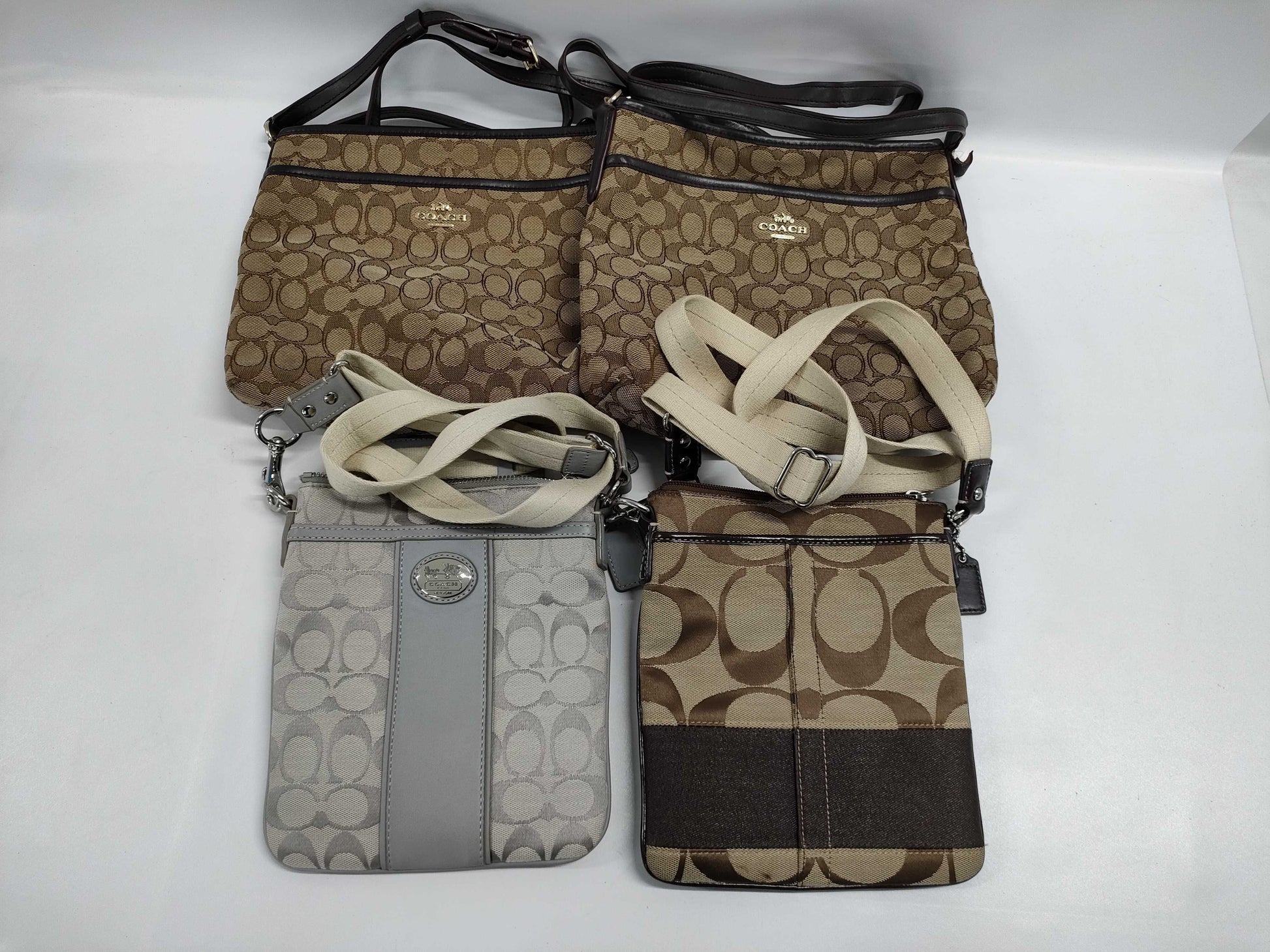 COACH Mini Pouch Shoulder Bag Set of 4 Bags