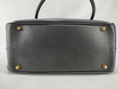 PRADA Prada Saffiano Leather Black Handbag
