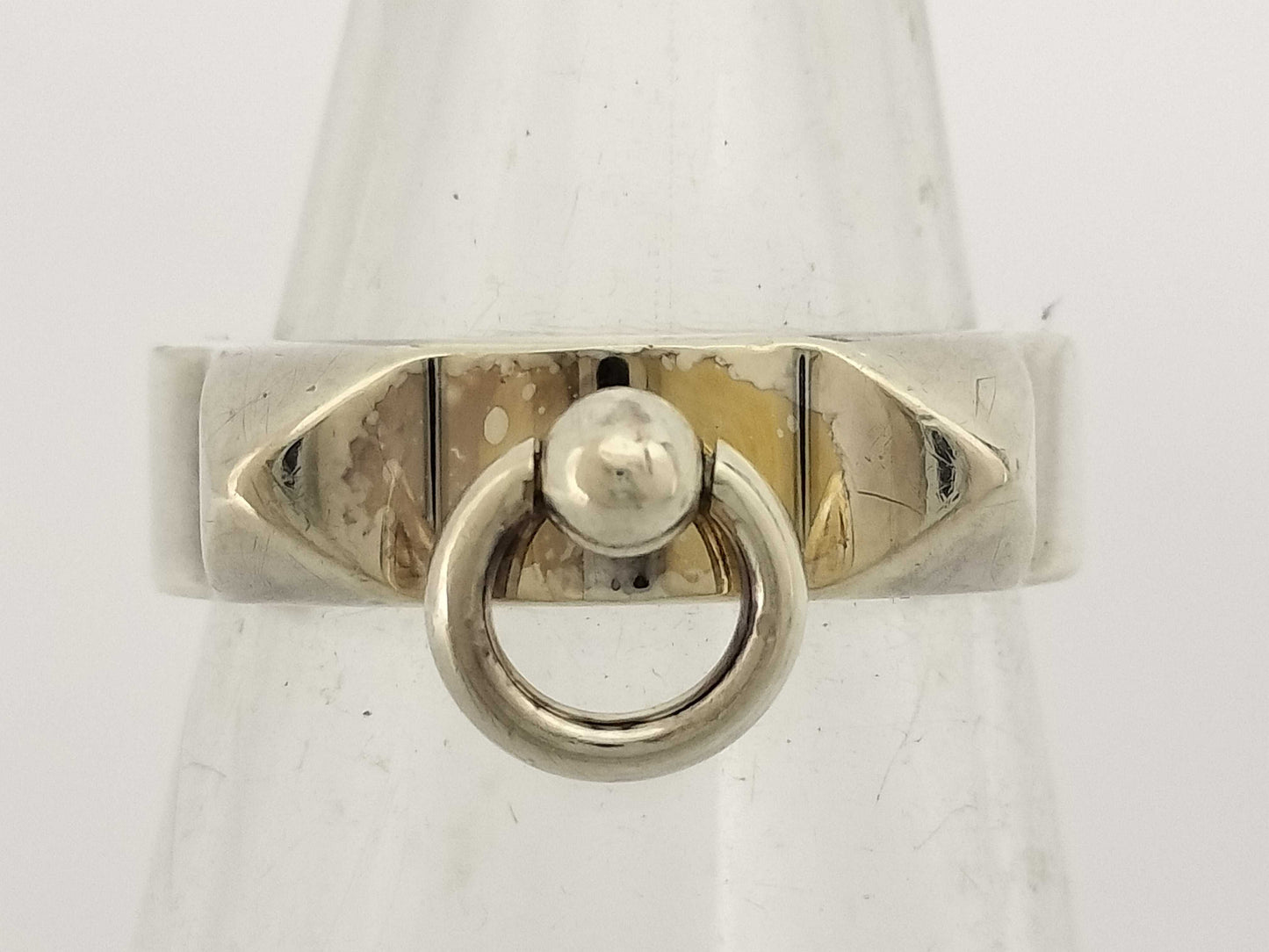 HERMES Collier de Chien Ring, 925, 4.4g, 49 rings