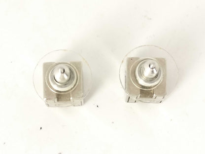 HERMES H Cube Earrings